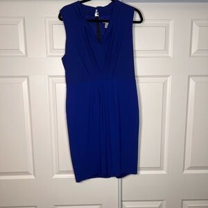 Elegant Blue Sleeveless Dress